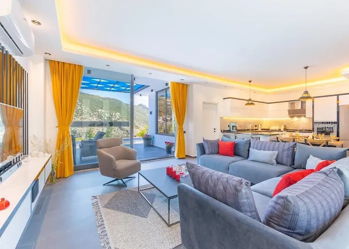 Villa İslamlar 2 Bedroom Secluded With Private Pool Hot Tub Kalkan