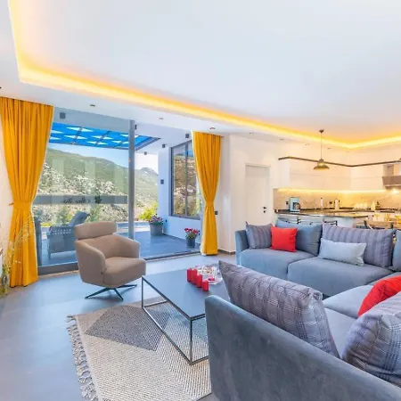 Vila İslamlar 2 Bedroom Secluded With Private Pool Hot Tub Kalkan